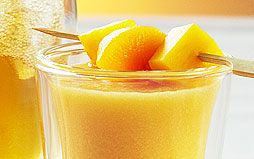 Iced Mango Tea With Lemon Syrup